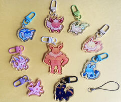 eevee keychains eevee keychains